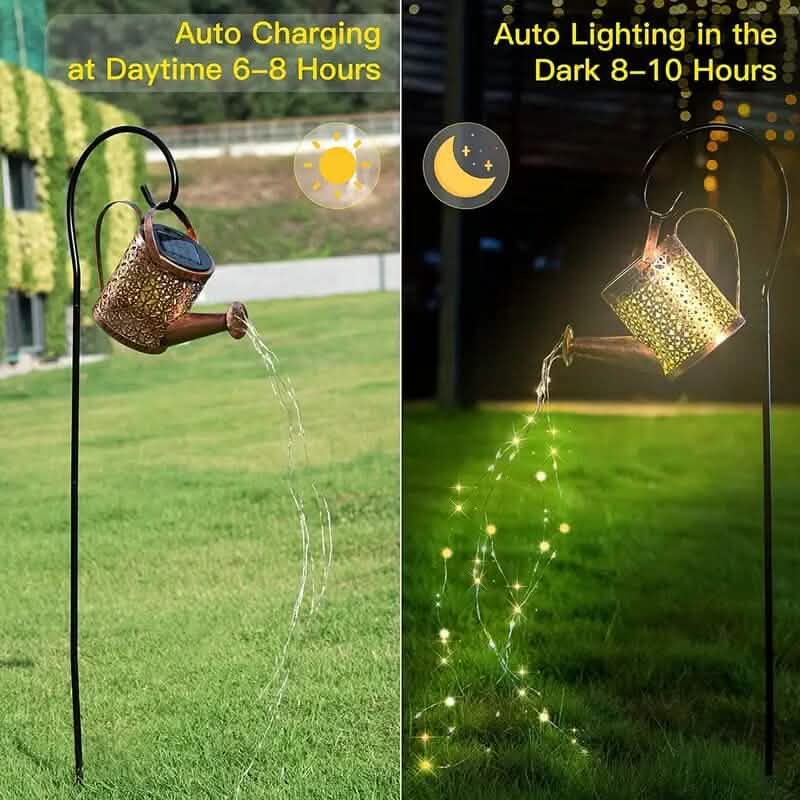 Waterproof Copper Solar Watering Can Light - A-1 Thread Vault
