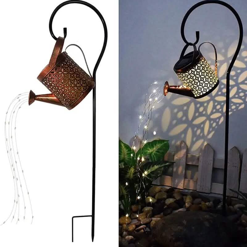 Waterproof Copper Solar Watering Can Light - A-1 Thread Vault