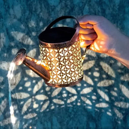 Waterproof Copper Solar Watering Can Light - A-1 Thread Vault