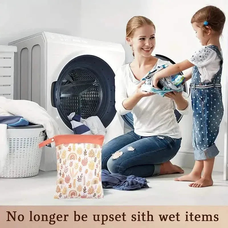 Waterproof Reusable Wet Bag Wet Dry Bags For Cloth Diapers & Breast Pump Parts - A-1 Thread Vault