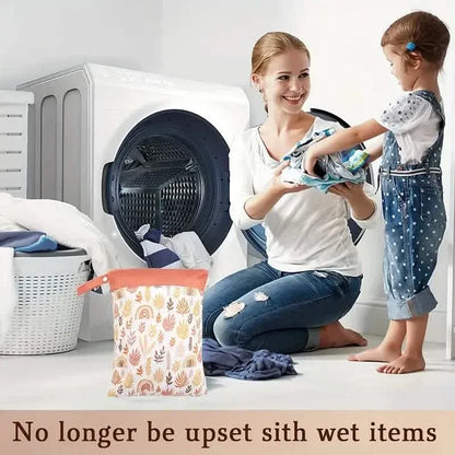 Waterproof Reusable Wet Bag Wet Dry Bags For Cloth Diapers & Breast Pump Parts - A-1 Thread Vault
