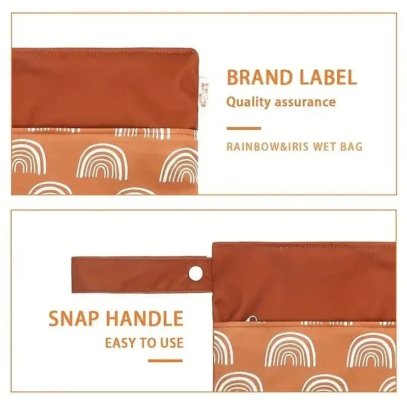 Waterproof Reusable Wet Bag Wet Dry Bags For Cloth Diapers & Breast Pump Parts - A-1 Thread Vault