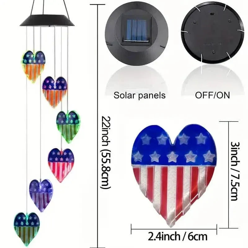 Waterproof Solar Wind Chime Light - A-1 Thread Vault