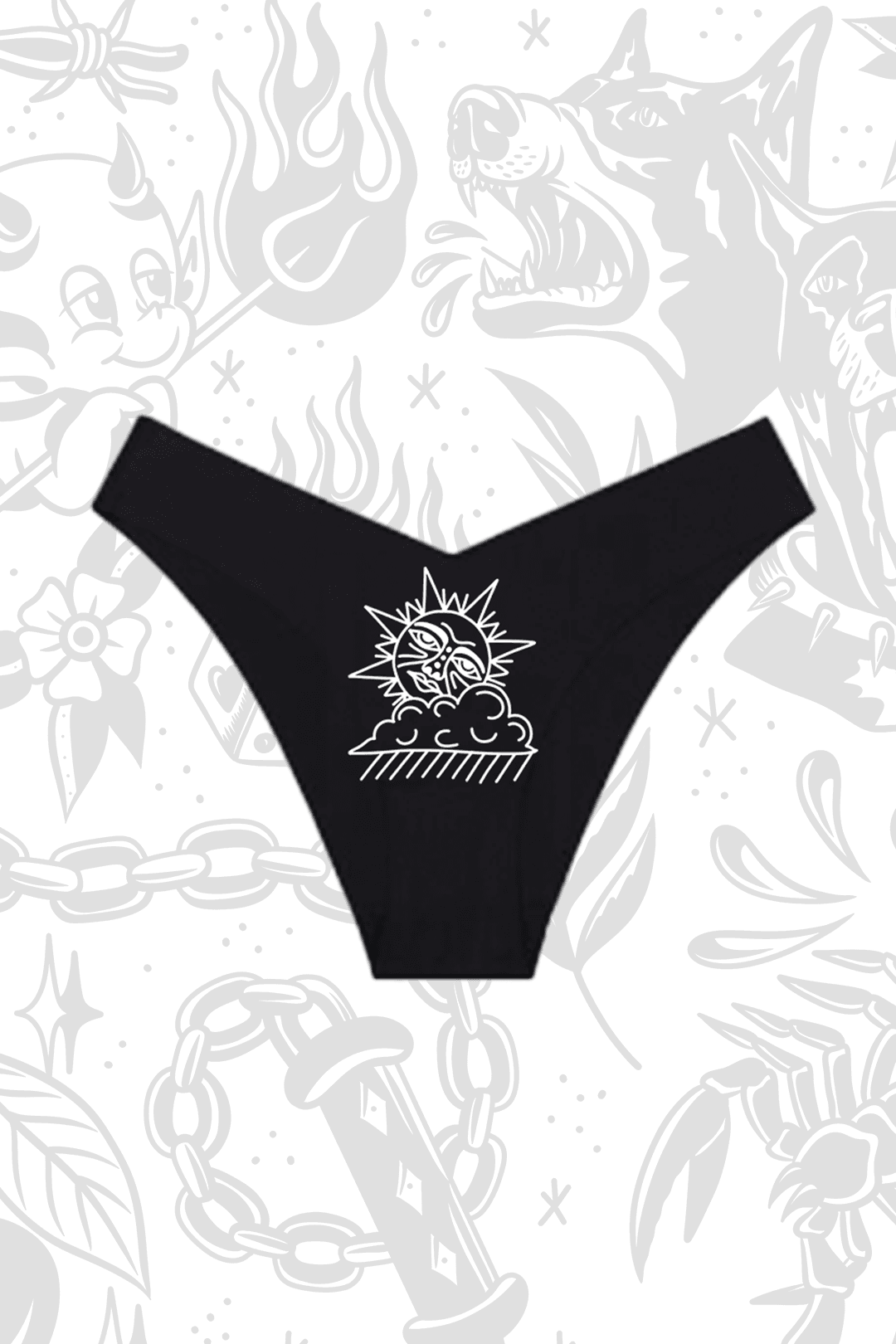 Weather V-Cut Cheeky Panties - A-1 Thread Vault