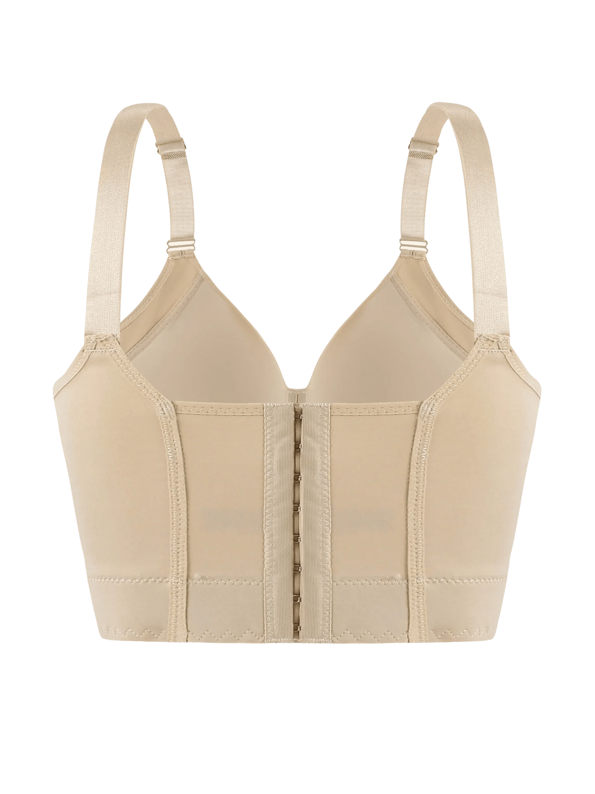 Western sizes of underwear with steel rims, gathered together to prevent sagging, sporty and beautiful back, deep V-bra - A-1 Thread Vault