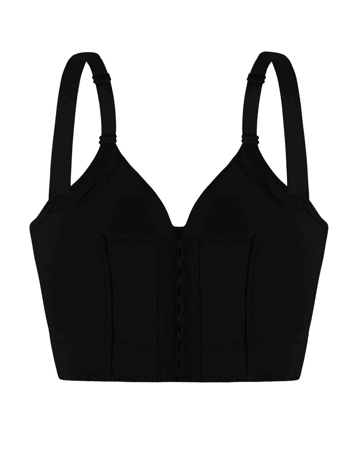 Western sizes of underwear with steel rims, gathered together to prevent sagging, sporty and beautiful back, deep V-bra - A-1 Thread Vault