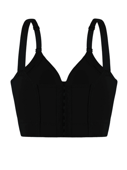 Western sizes of underwear with steel rims, gathered together to prevent sagging, sporty and beautiful back, deep V-bra - A-1 Thread Vault