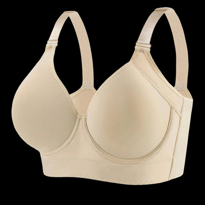 Western sizes of underwear with steel rims, gathered together to prevent sagging, sporty and beautiful back, deep V-bra - A-1 Thread Vault