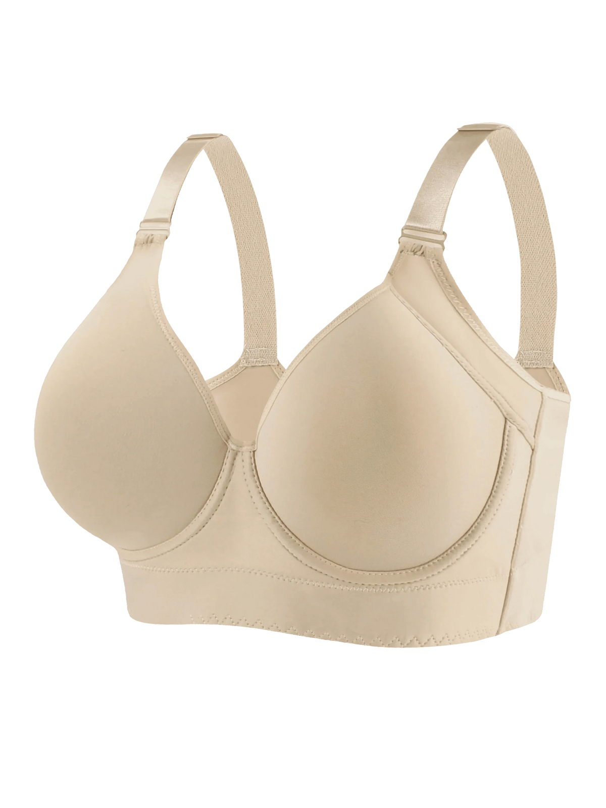 Western sizes of underwear with steel rims, gathered together to prevent sagging, sporty and beautiful back, deep V-bra - A-1 Thread Vault