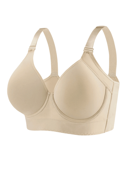 Western sizes of underwear with steel rims, gathered together to prevent sagging, sporty and beautiful back, deep V-bra - A-1 Thread Vault