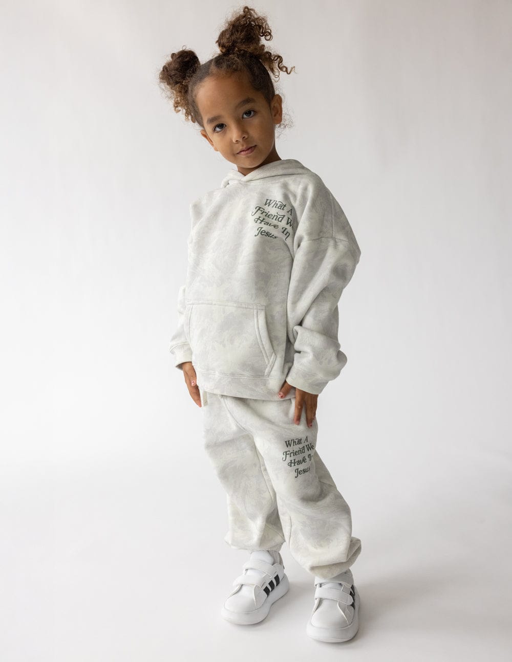 What a Friend in Jesus Camo Kids Hoodie - A-1 Thread Vault