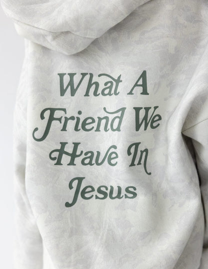 What a Friend in Jesus Camo Kids Hoodie - A-1 Thread Vault
