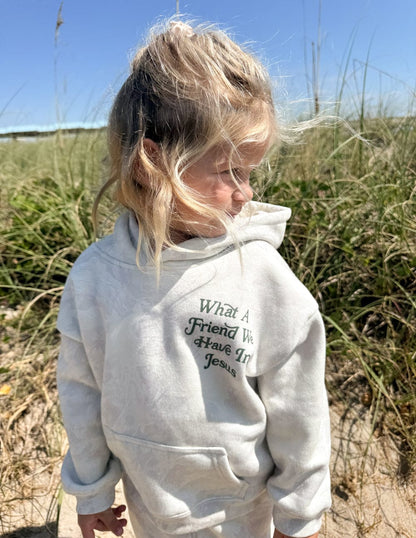 What a Friend in Jesus Camo Kids Hoodie - A-1 Thread Vault