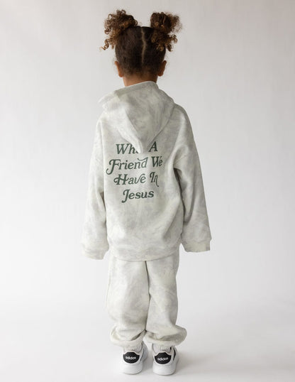 What a Friend in Jesus Camo Kids Hoodie - A-1 Thread Vault
