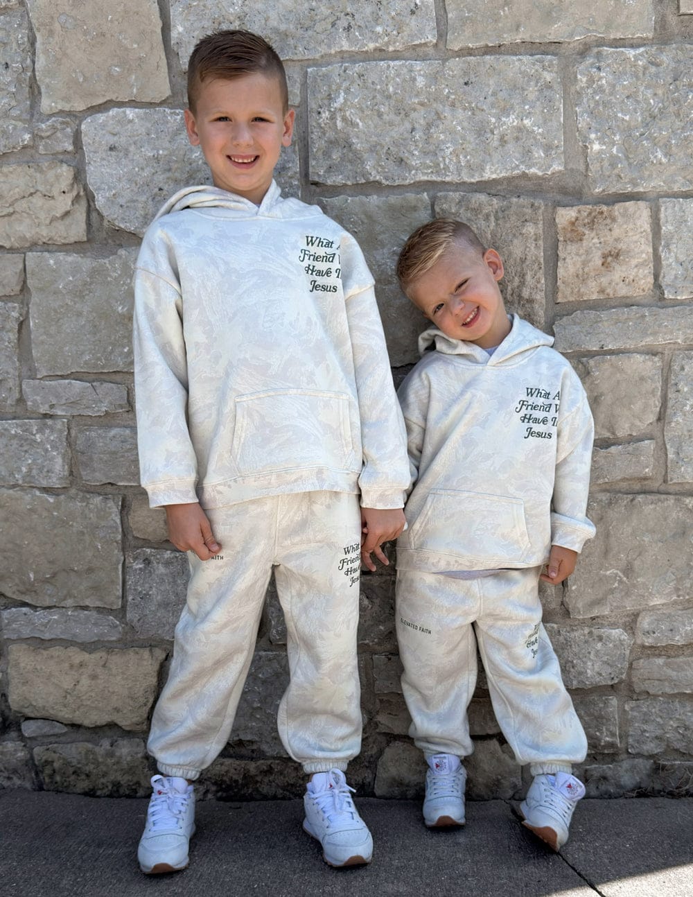 What a Friend in Jesus Camo Kids Sweatpant - A-1 Thread Vault