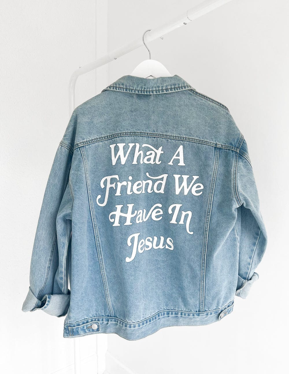 What a Friend In Jesus Denim Jacket - A-1 Thread Vault