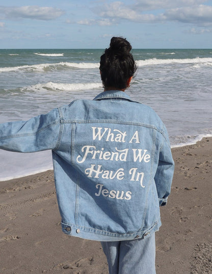 What a Friend In Jesus Denim Jacket - A-1 Thread Vault