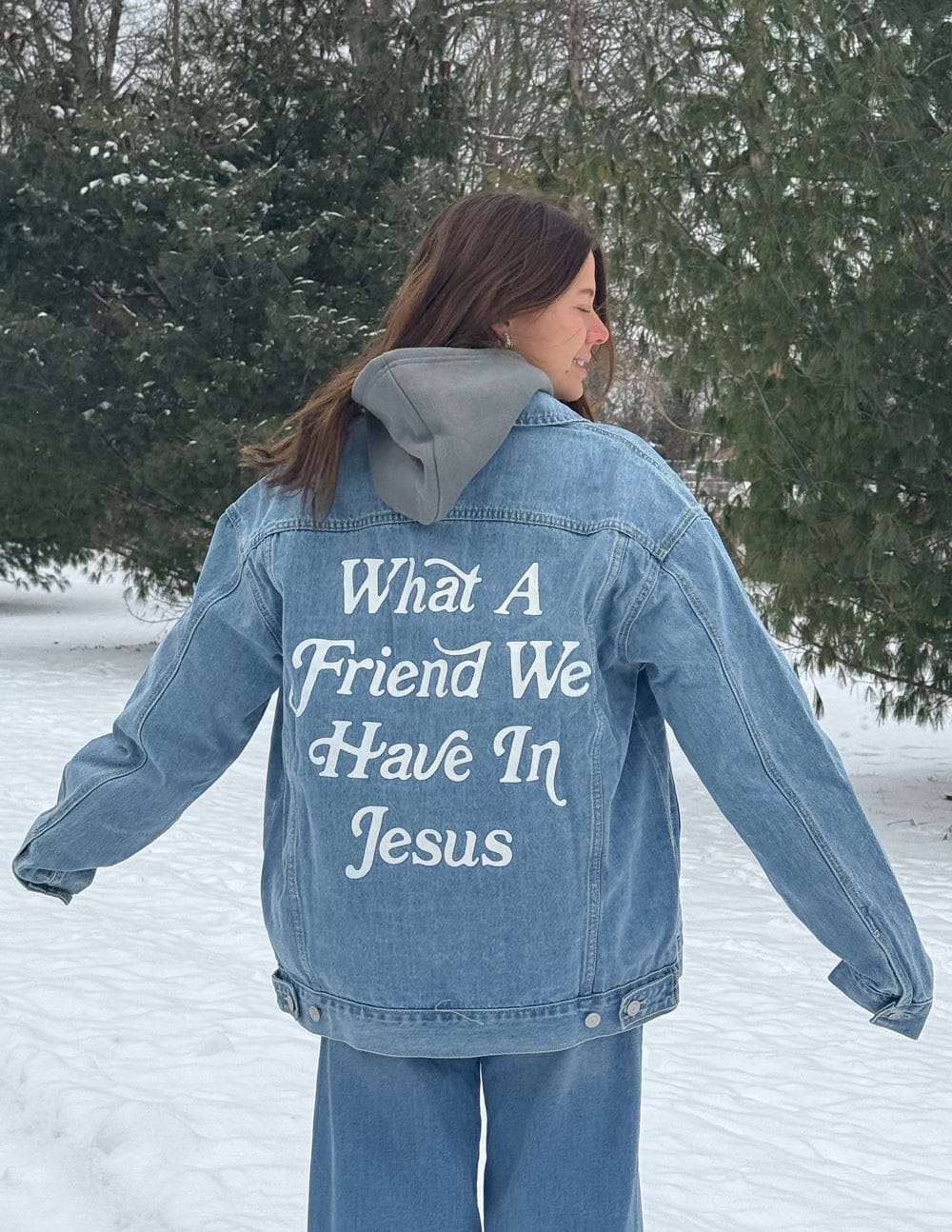 What a Friend In Jesus Denim Jacket - A-1 Thread Vault