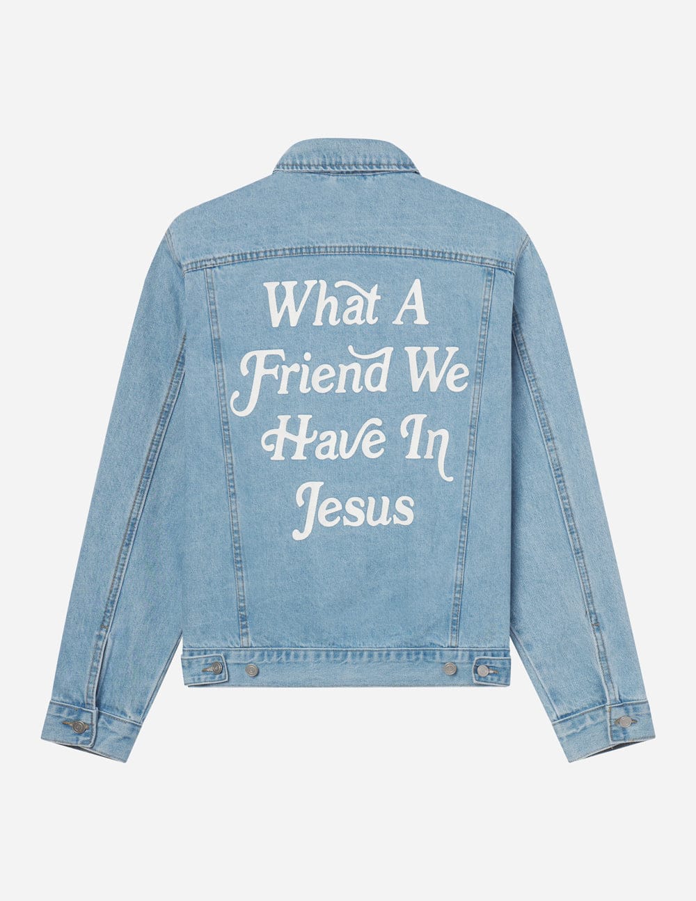 What a Friend In Jesus Denim Jacket - A-1 Thread Vault