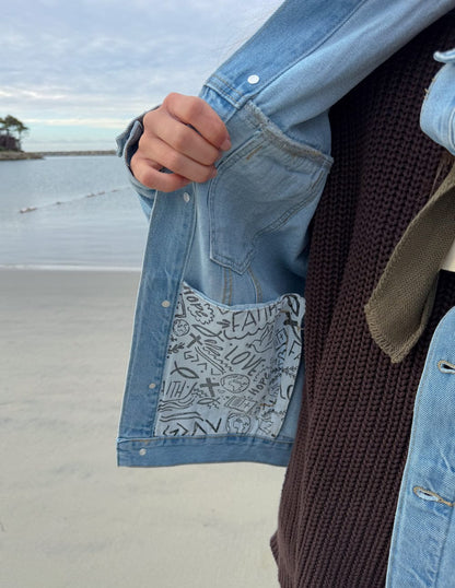 What a Friend In Jesus Denim Jacket - A-1 Thread Vault