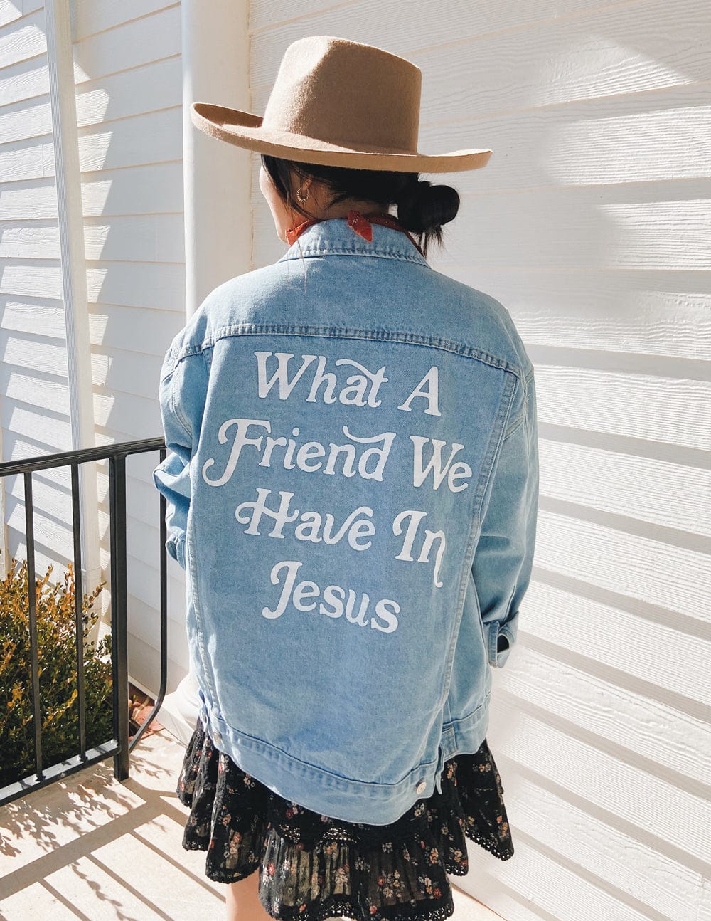 What a Friend In Jesus Denim Jacket - A-1 Thread Vault