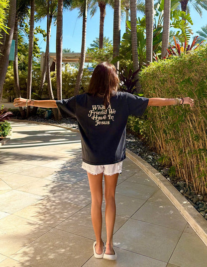 What a Friend in Jesus Heavyweight Tee - A-1 Thread Vault