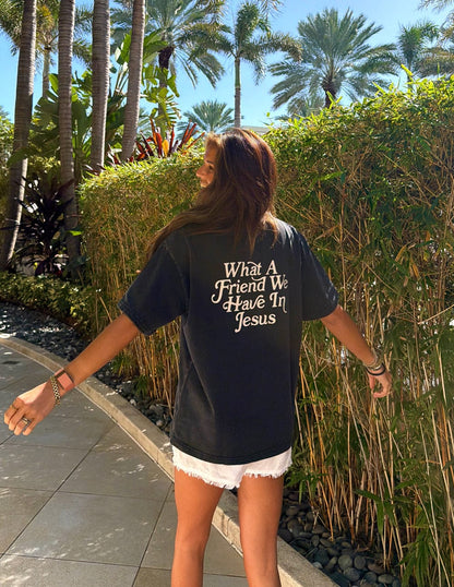 What a Friend in Jesus Heavyweight Tee - A-1 Thread Vault