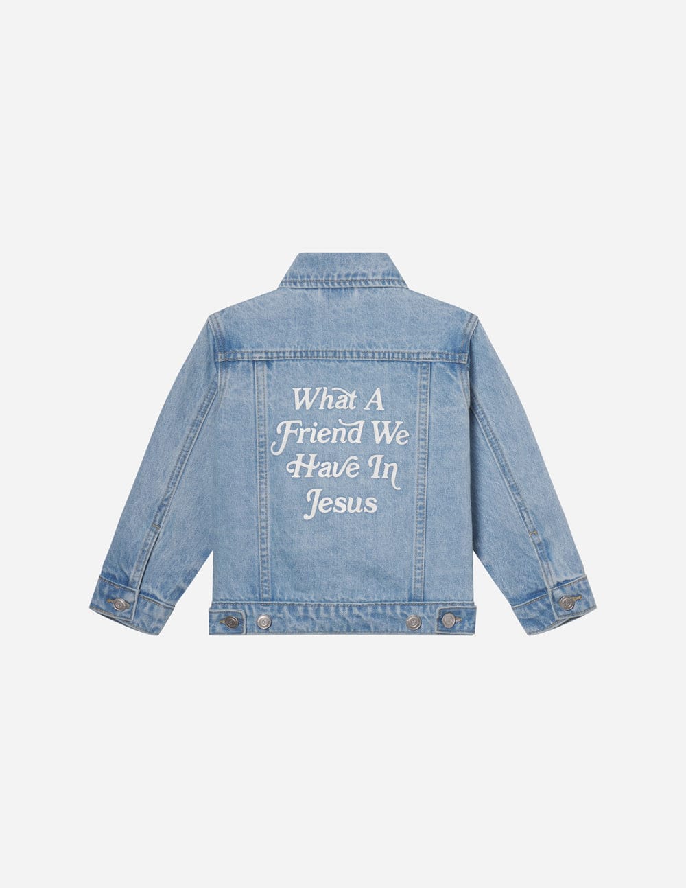 What a Friend in Jesus Kids Denim Jacket - A-1 Thread Vault
