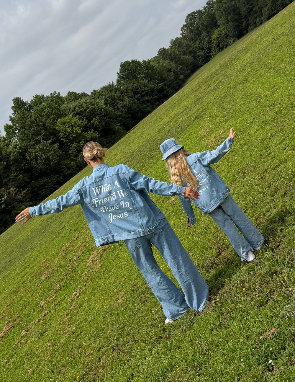 What a Friend in Jesus Kids Denim Jacket - A-1 Thread Vault