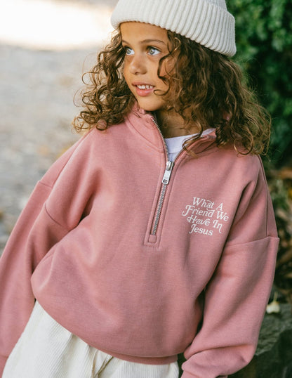 What a Friend in Jesus Kids Half-Zip - A-1 Thread Vault