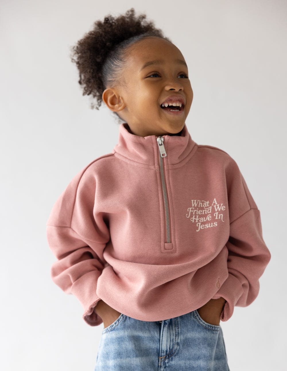 What a Friend in Jesus Kids Half-Zip - A-1 Thread Vault
