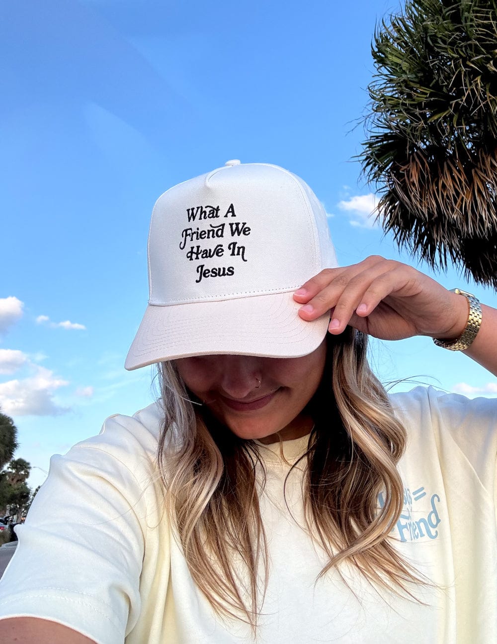 What a Friend in Jesus Trucker Hat - A-1 Thread Vault