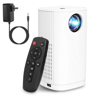 WiFi 1080P Projector Phone Projector Home Movie Projector Compatible with IOS Android iPads U Disk - A-1 Thread Vault