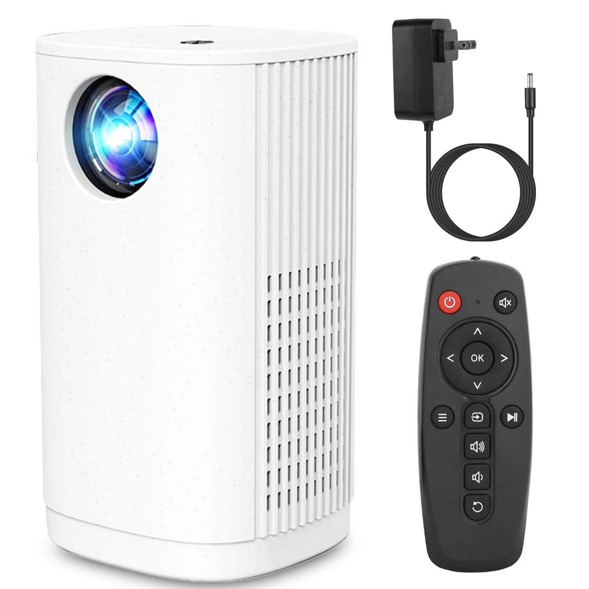 WiFi 1080P Projector Phone Projector Home Movie Projector Compatible with IOS Android iPads U Disk - A-1 Thread Vault