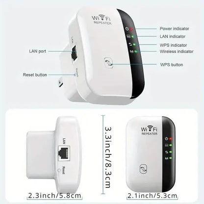 WiFi Long Range Amplifier Extender Signal Booster Wireless Internet Repeater with Ethernet Port - A-1 Thread Vault