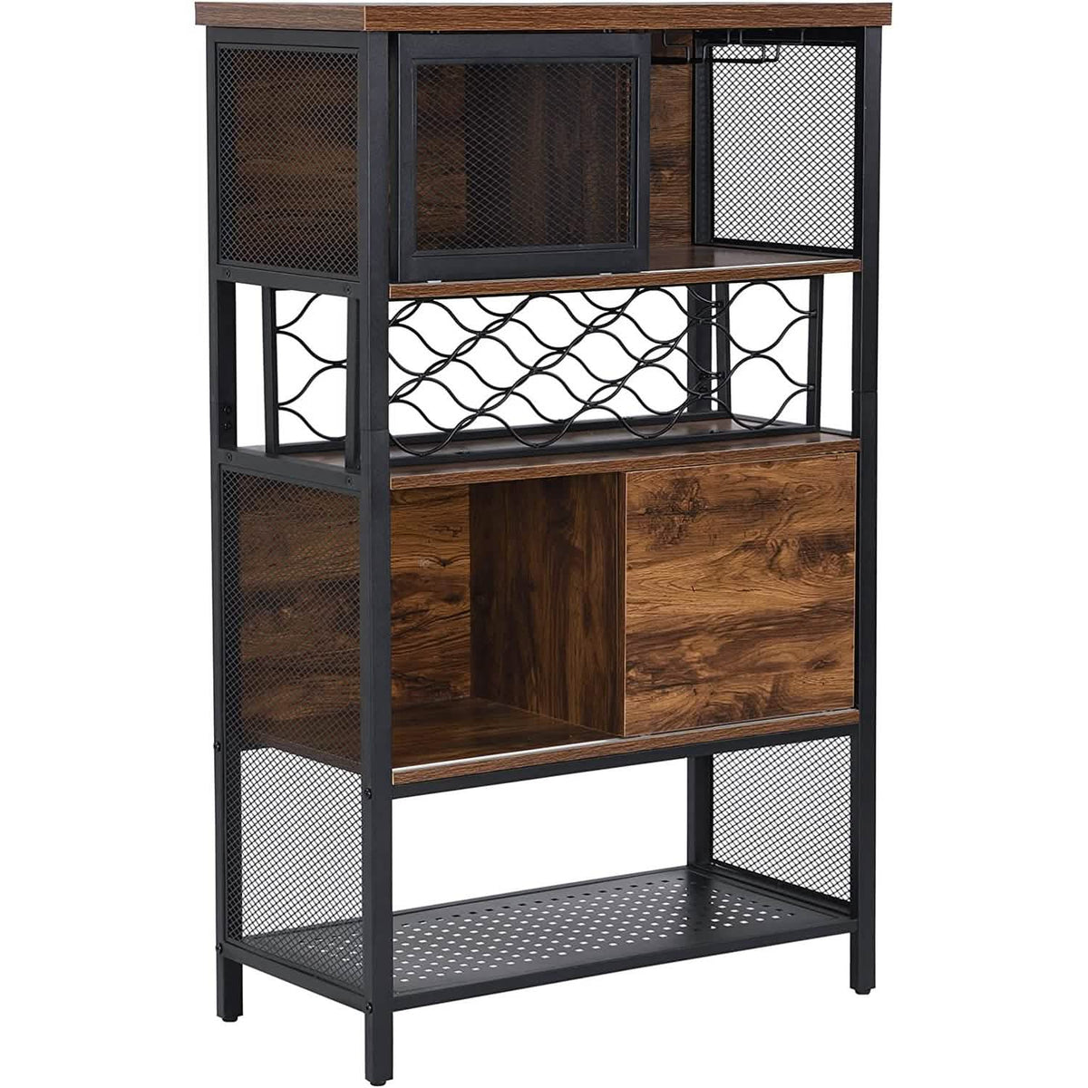 Wine Bar Cabinet for Liquor and Glasses - A-1 Thread Vault