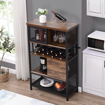 Wine Bar Cabinet for Liquor and Glasses - A-1 Thread Vault