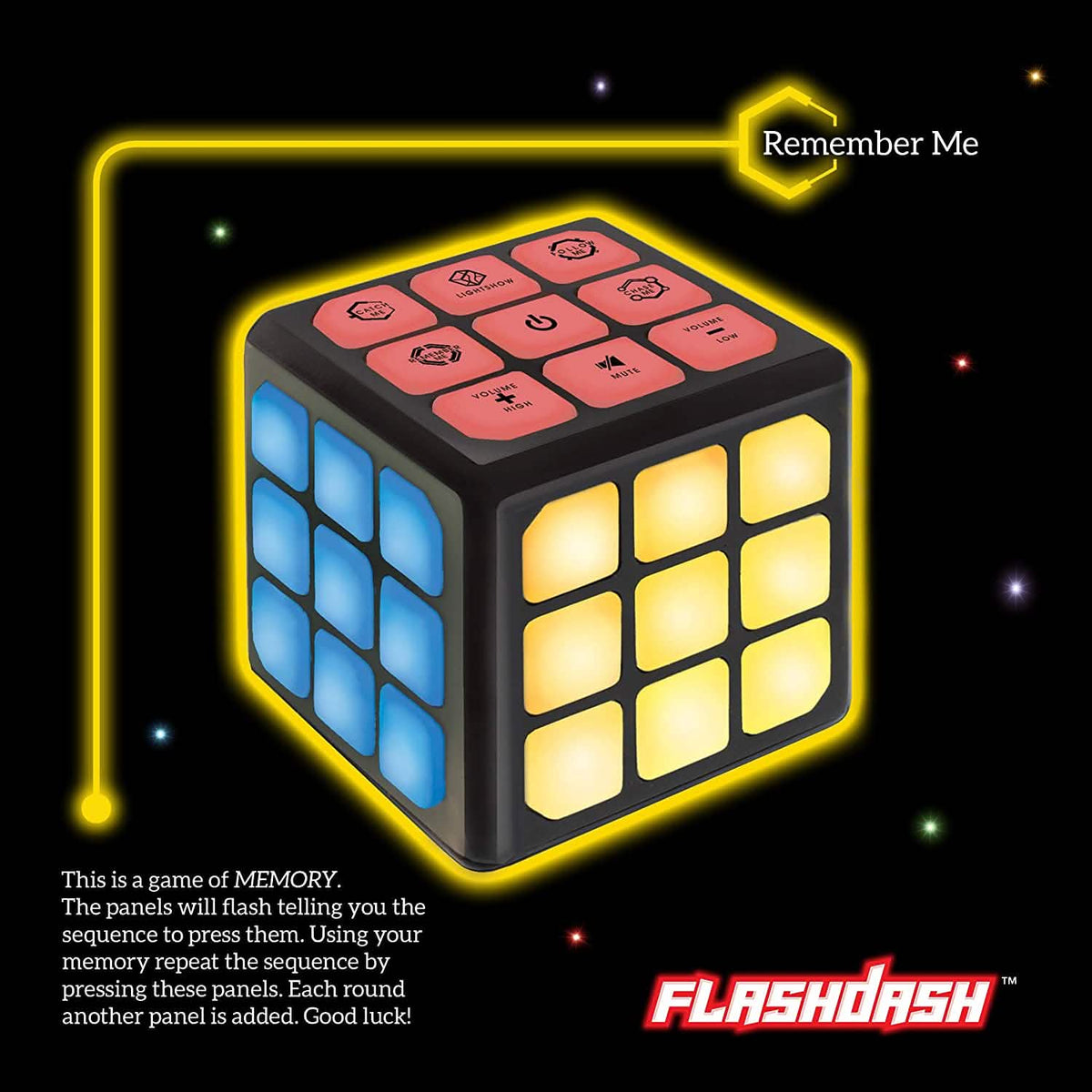 Winning Fingers Flashing Cube Electronic Memory and Brain Toy - A-1 Thread Vault