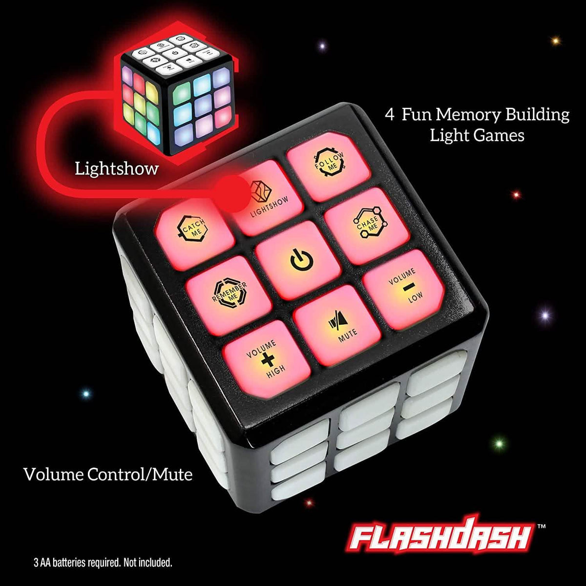 Winning Fingers Flashing Cube Electronic Memory and Brain Toy - A-1 Thread Vault