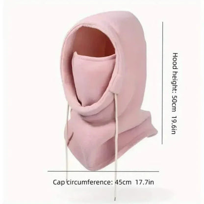 Winter Balaclava Hooded Scarf - Warm Neck Gaiter with Hood - A-1 Thread Vault