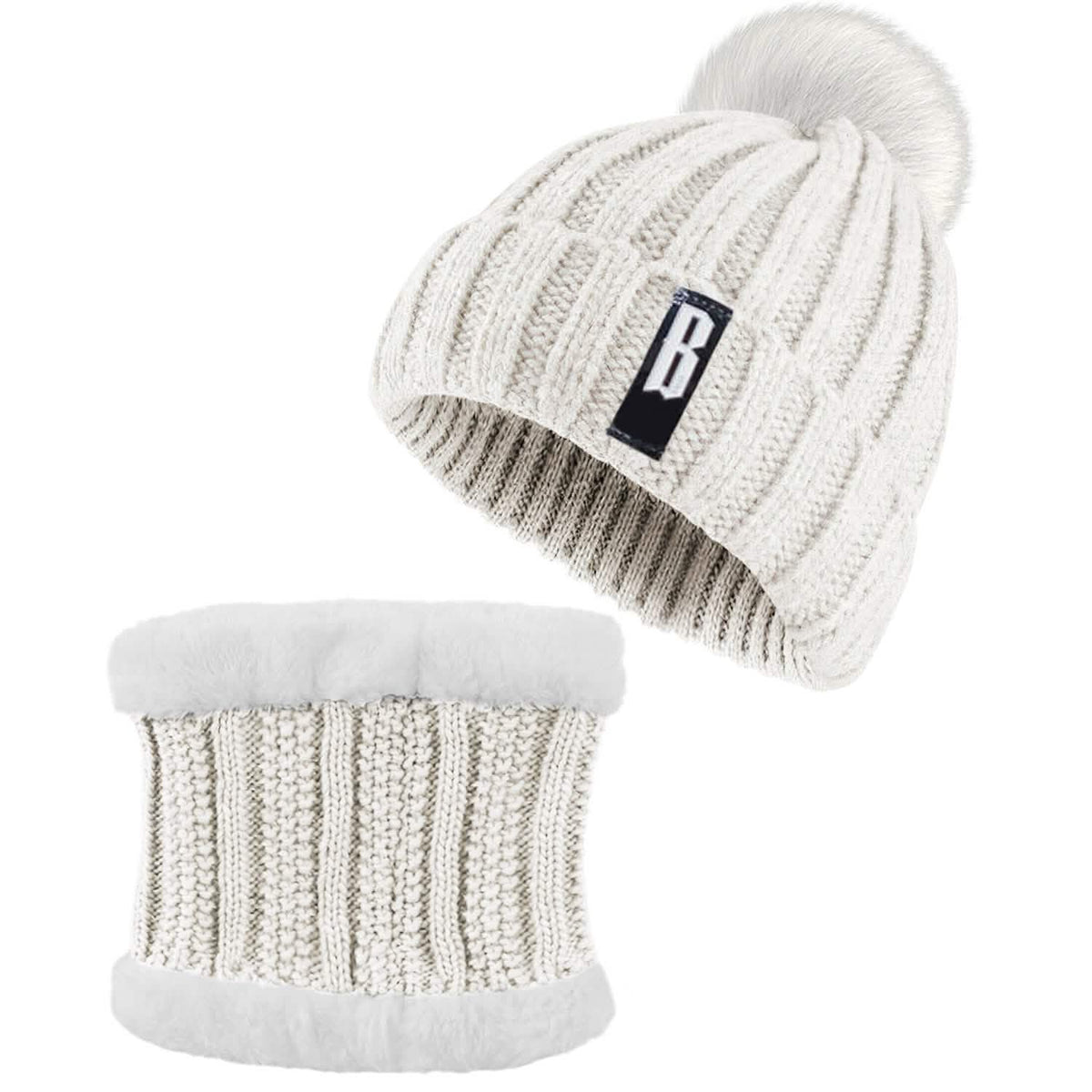 Winter Beanie Hat Scarf Set for Women - A-1 Thread Vault