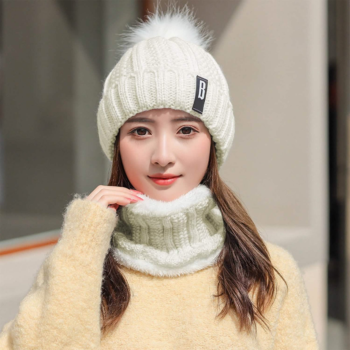 Winter Beanie Hat Scarf Set for Women - A-1 Thread Vault