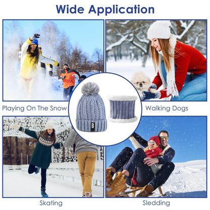 Winter Beanie Hat Scarf Set for Women - A-1 Thread Vault