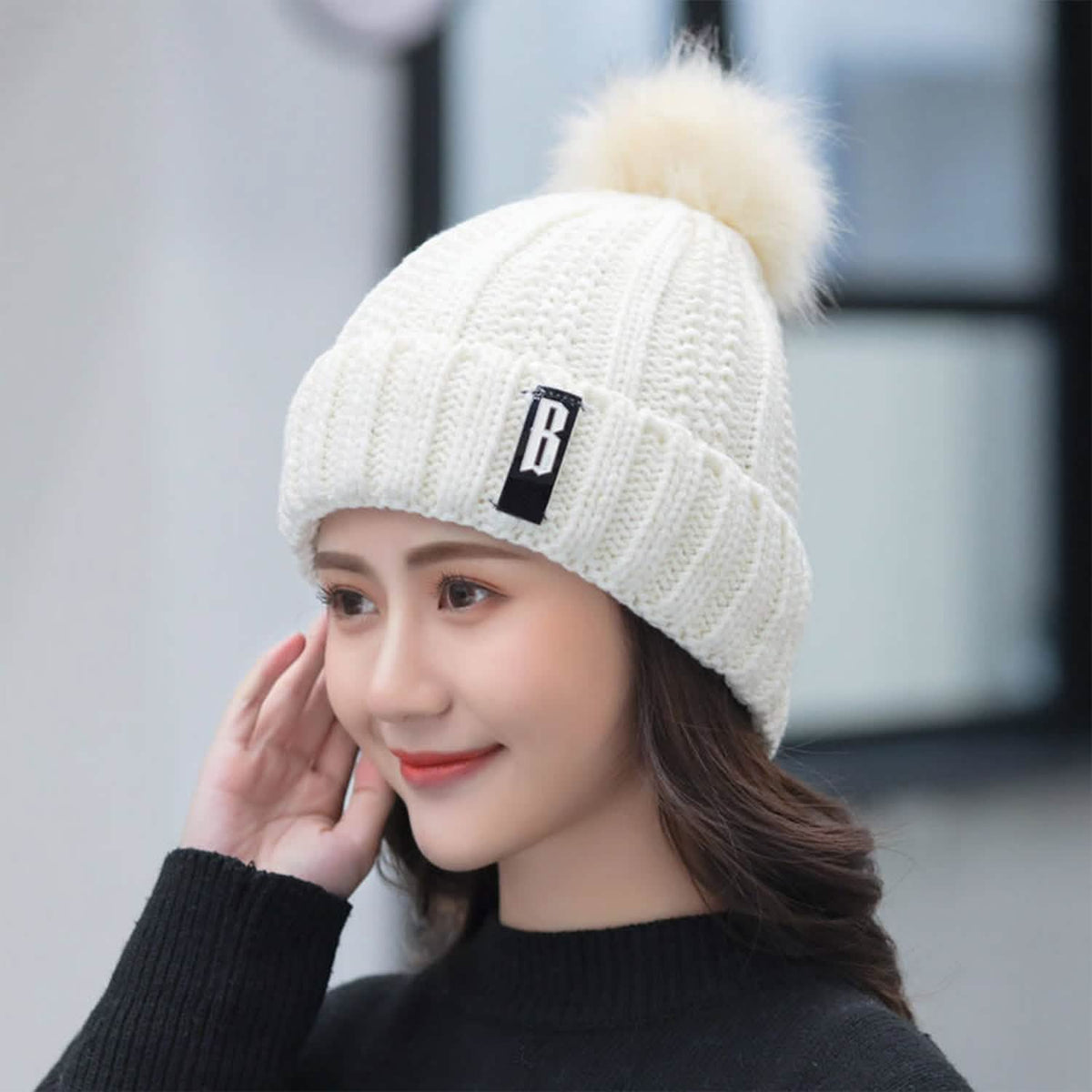 Winter Beanie Hat Scarf Set for Women - A-1 Thread Vault