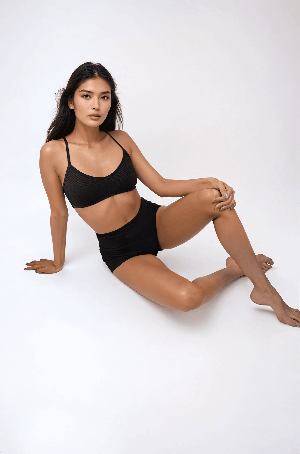 Wireless Bralette - Cloud Set Black - A-1 Thread Vault
