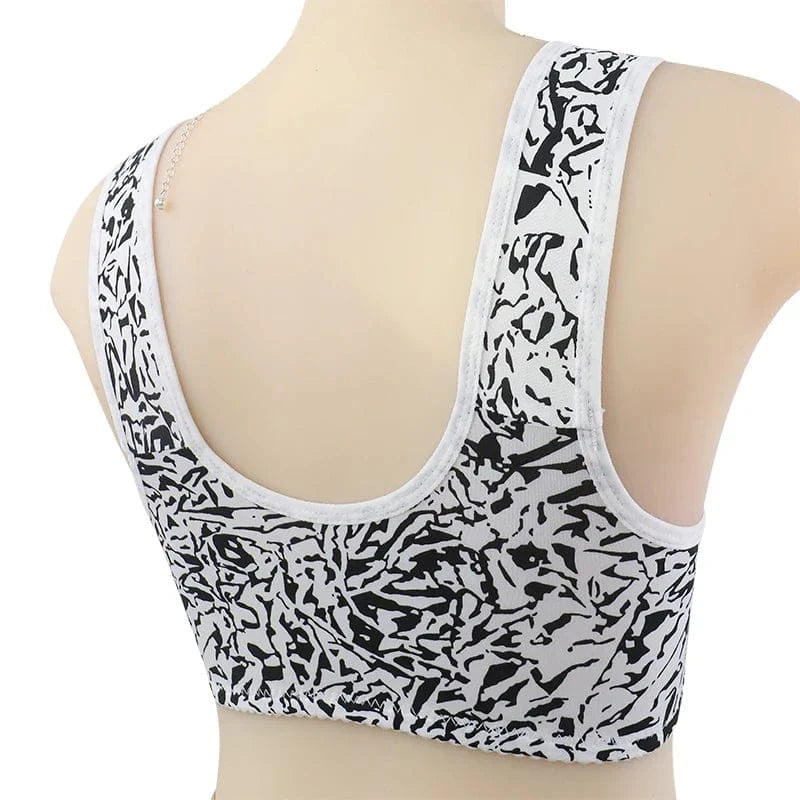 Wireless Bras For Women T-Shirt Brassiere Front Closure Underwear Comfortable Lingerie Push Up - A-1 Thread Vault
