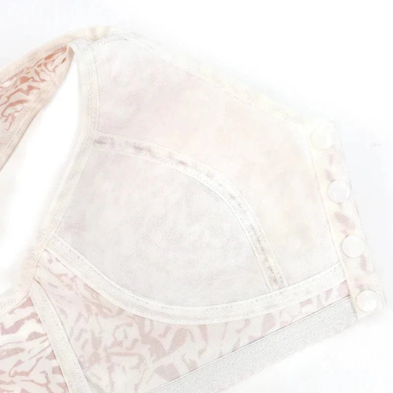 Wireless Bras For Women T-Shirt Brassiere Front Closure Underwear Comfortable Lingerie Push Up - A-1 Thread Vault
