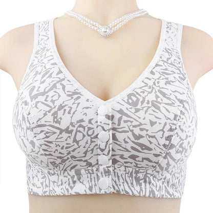 Wireless Bras For Women T-Shirt Brassiere Front Closure Underwear Comfortable Lingerie Push Up - A-1 Thread Vault