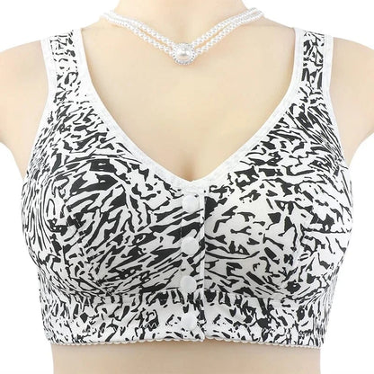 Wireless Bras For Women T-Shirt Brassiere Front Closure Underwear Comfortable Lingerie Push Up - A-1 Thread Vault