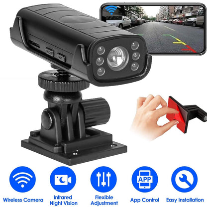 Wireless Camera Reverse Hitch Guide with Flexible Adhesive Base - A-1 Thread Vault